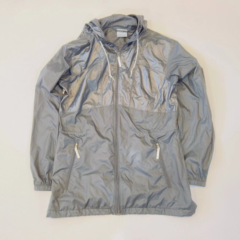 Columbia Men’s Small Black Windbreaker Jacket Lightweight Outdoor Hiking